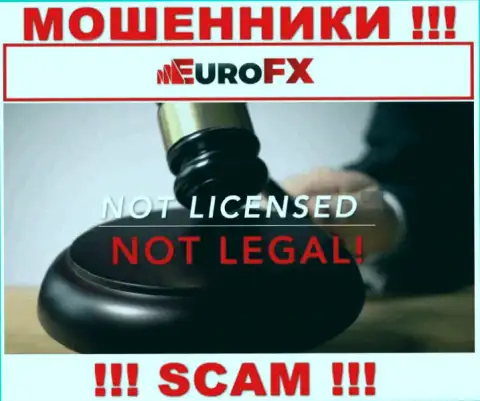 Информации о лицензии EuroFXTrade на их официальном интернет-портале не предоставлено - РАЗВОДНЯК !