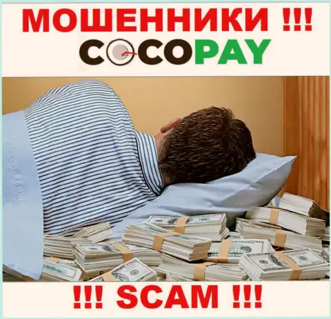 Вы не сможете вернуть деньги, вложенные в компанию Коко-Пей Ком - это internet-аферисты !!! У них нет регулирующего органа