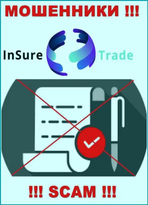 Доверять Insure Trade не рекомендуем !!! На своем web-сайте не предоставили лицензионные документы