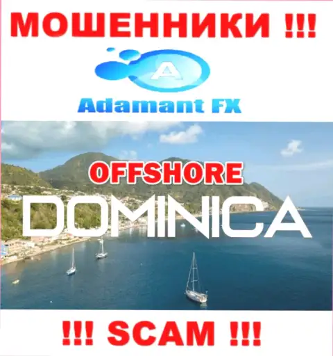 Адамант ФИкс беспрепятственно лишают денег, ведь обосновались на территории - Доминика