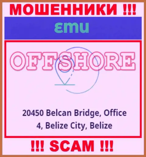 Компания ЕМ-Ю Ком находится в оффшорной зоне по адресу: 20450 Belcan Bridge, Office 4, Belize City, Belize - однозначно интернет-мошенники !!!