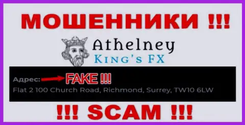 Не сотрудничайте с жуликами Athelney FX - они оставляют липовые сведения об юридическом адресе компании