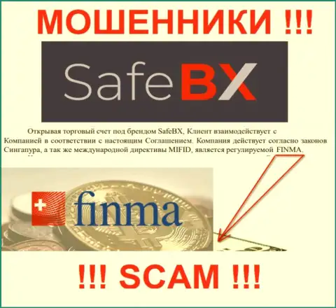 Safe BX и их регулирующий орган: FINMA - это ОБМАНЩИКИ !!!