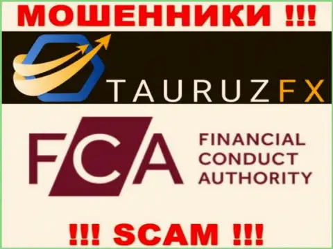 На интернет-портале TauruzFX есть информация о их проплаченном регуляторе - FCA