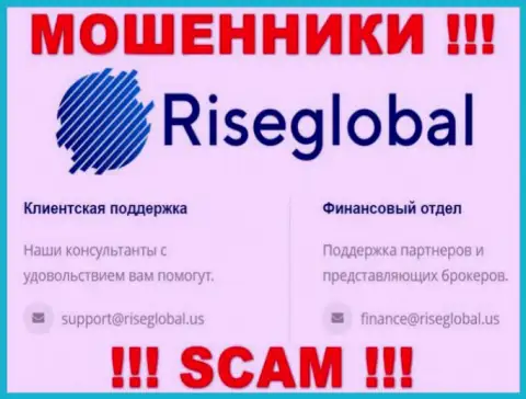 Не пишите письмо на адрес электронного ящика RiseGlobal - это мошенники, которые воруют деньги лохов