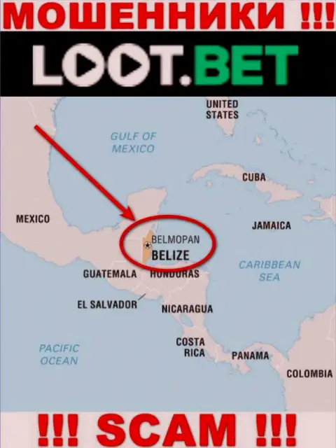 Советуем избегать взаимодействия с ворами LootBet, Belize - их офшорное место регистрации