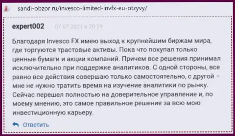 Объективные отзывы валютных игроков INVFX Eu относительно работы данной ФОРЕКС дилинговой организации на web-ресурсе Sandi-Obzor Ru