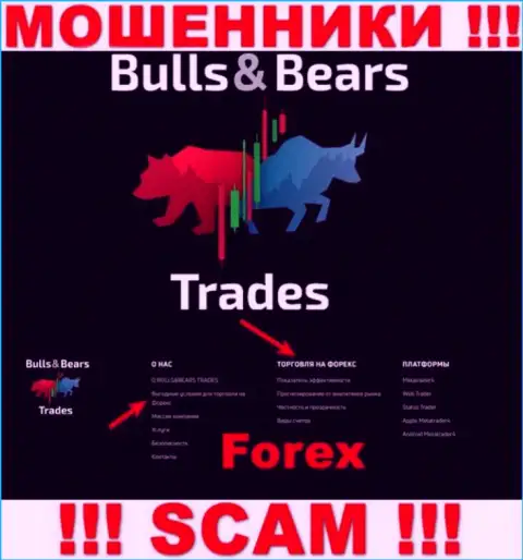 С Bulls Bears Trades, которые работают в сфере Форекс, не заработаете - лохотрон