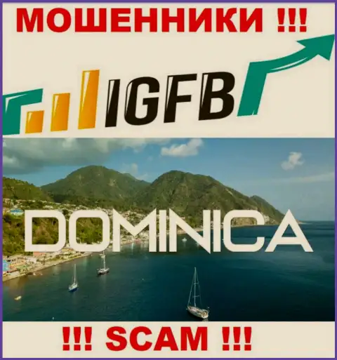 На сайте IGFB сказано, что они находятся в оффшоре на территории Доминика