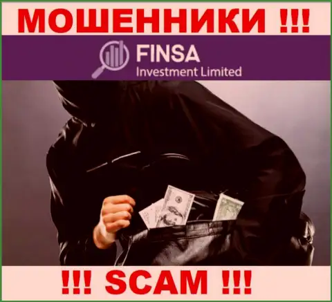 Не ведитесь на возможность заработать с мошенниками Finsa - это капкан для доверчивых людей