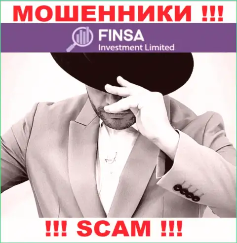 FinsaInvestmentLimited - это подозрительная компания, информация об непосредственном руководстве которой напрочь отсутствует