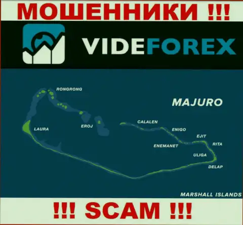 Организация Вайд Форекс имеет регистрацию очень далеко от оставленных без денег ими клиентов на территории Majuro, Marshall Islands