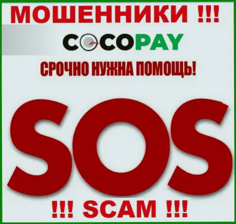 Можно попытаться забрать назад денежные средства из организации CocoPay, обращайтесь, разузнаете, что делать