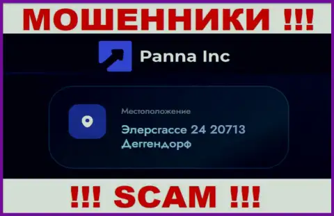 Адрес регистрации организации PannaInc на официальном онлайн-сервисе - ложный !!! БУДЬТЕ ОЧЕНЬ БДИТЕЛЬНЫ !