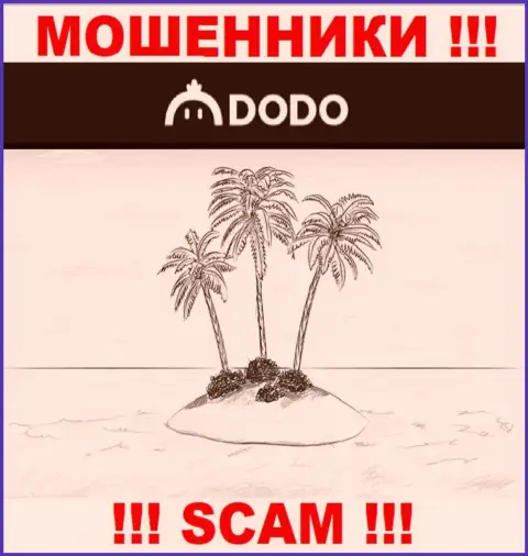 На онлайн-сервисе Dodo Ex напрочь отсутствует информация относительно юрисдикции указанной компании