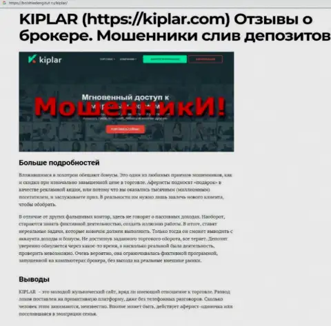 Kiplar - это internet-воры, которых лучше обходить стороной (обзор)