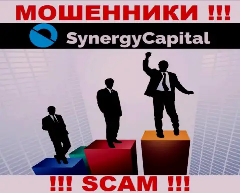 SynergyCapital предпочитают анонимность, инфы о их руководстве Вы не найдете